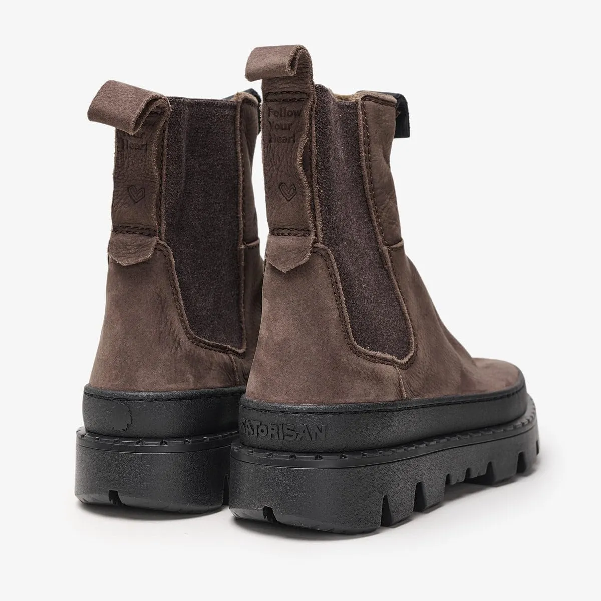 Unalome Elastics Premium - Ankle Boots for Women - Comfortable & Durable Leather Boots