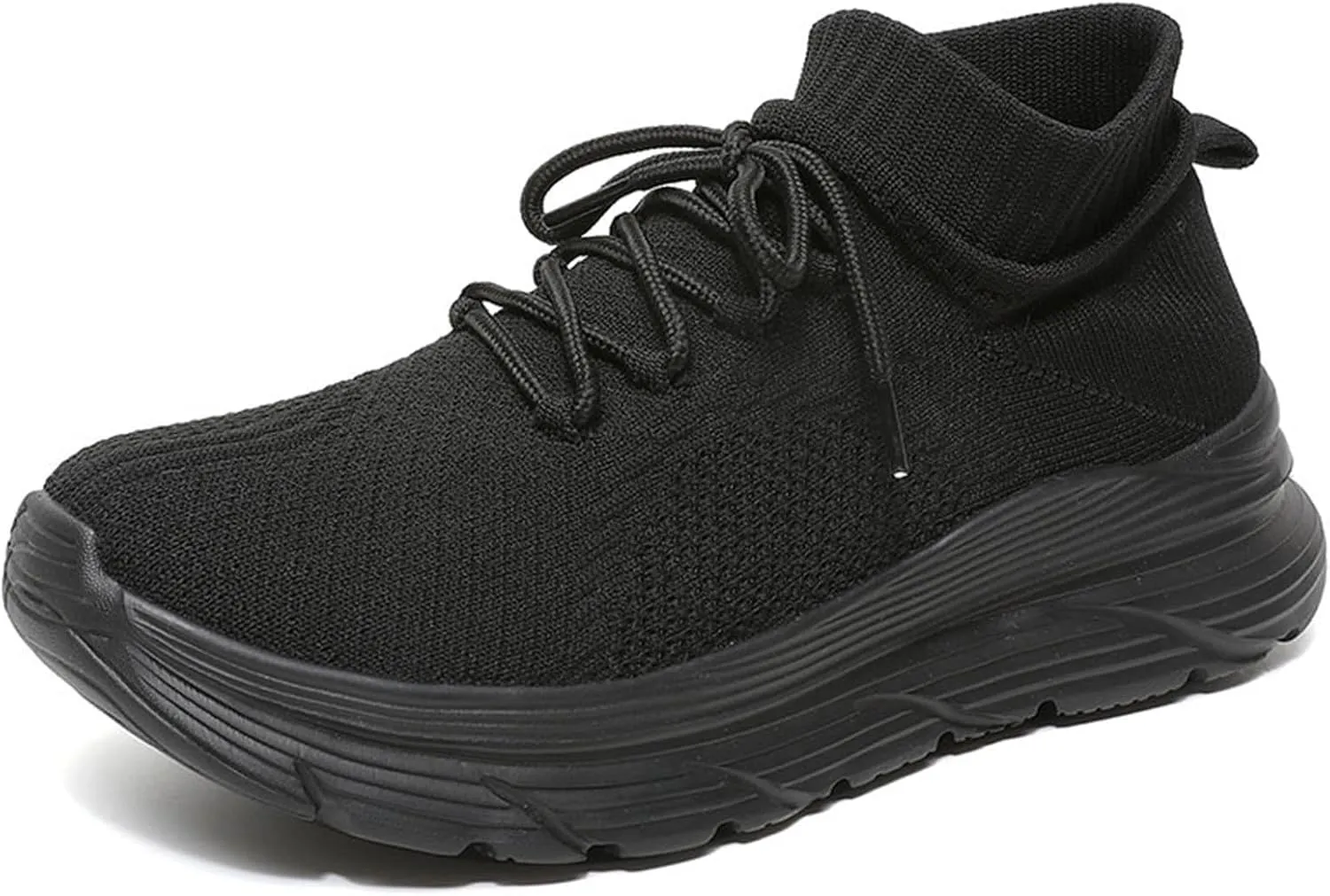Women's Woven Orthopedic Breathable Soft Walking Non Slip Work Shoes Women Lether Ladies Shoes Casual White Platform Sneakers Tennis Shoe White Loafers