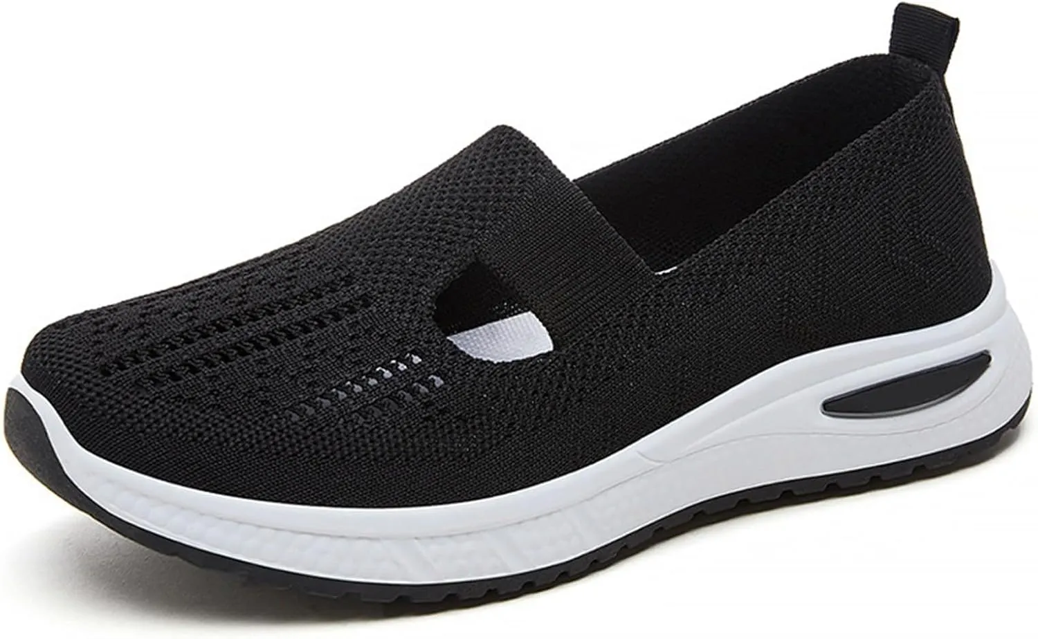 Women's Woven Orthopedic Breathable Soft Walking Walking Shoes Women Jogging Dress Casual Shoes Waterproof Sneakers Slip On Tennis Shoe White Loafers
